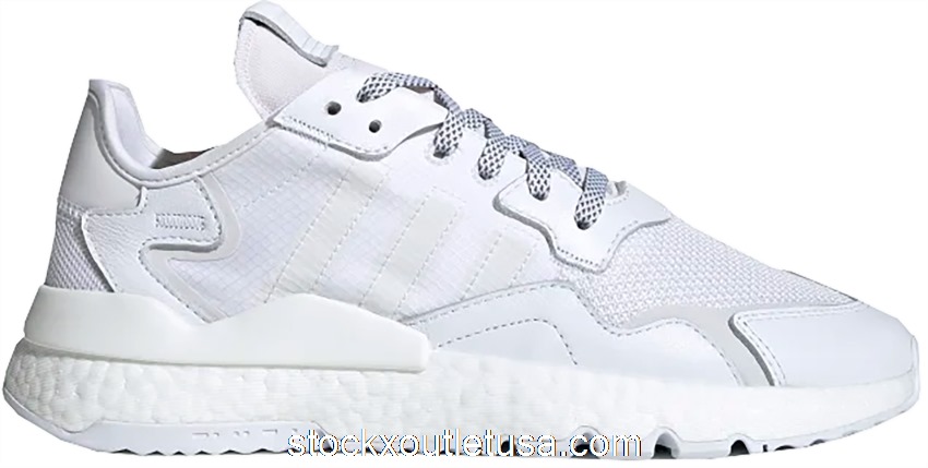 Outlet adidas Nite Jogger Triple White (2020) FV1267