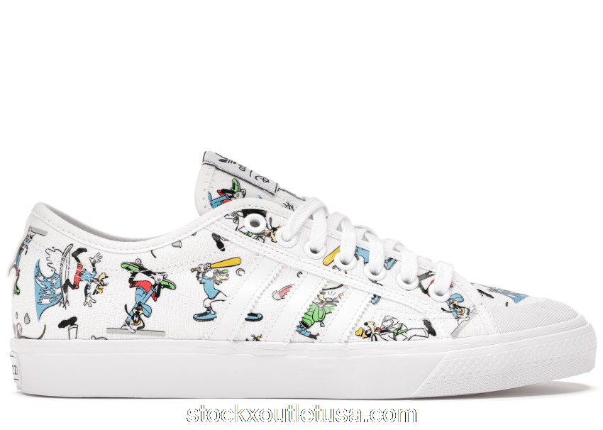 Outlet adidas Nizza Disney Sport Goofy White FW0645