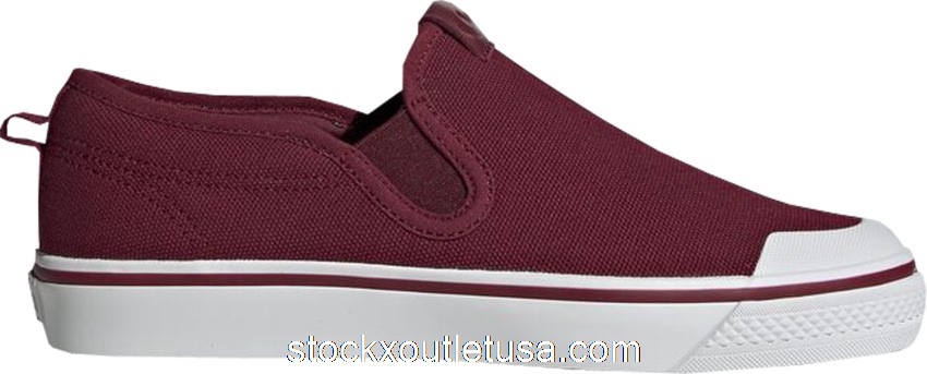Outlet adidas Nizza Slip-On Collegiate Burgundy (W) CG7137