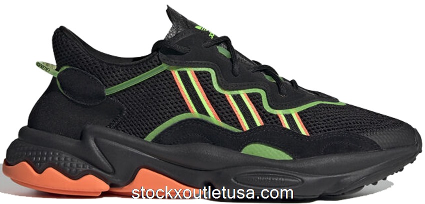 Outlet adidas Ozweego Black Orange Green EE5696