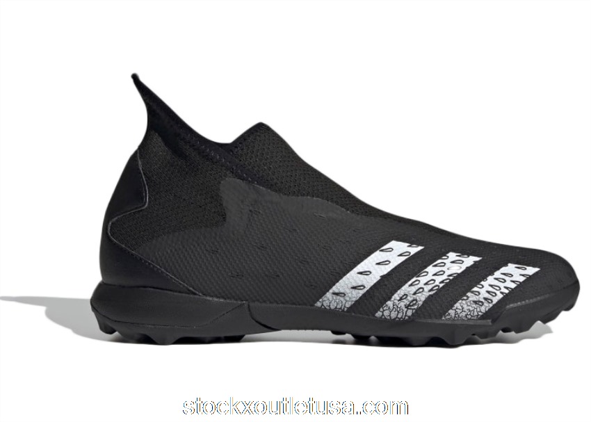 Outlet adidas Predator Freak Laceless TF Demonscale Black White FY1035