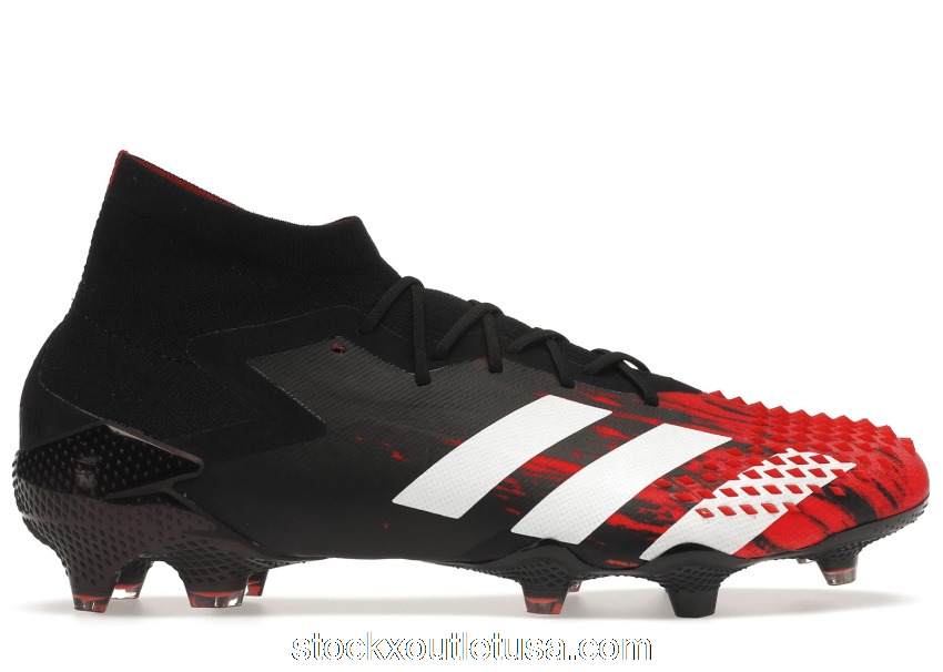 Outlet adidas Predator Mutator 20.1 FG Black White Red EF1629