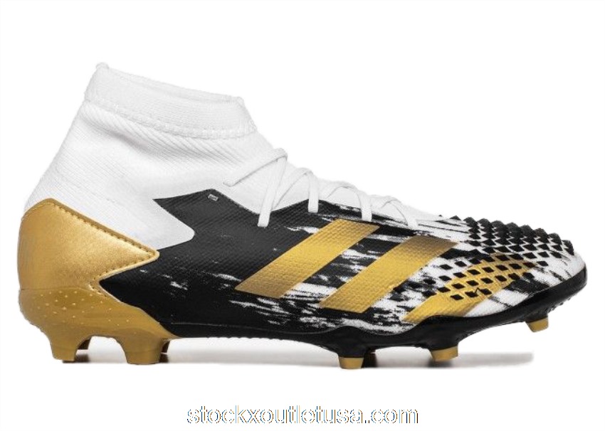 Outlet adidas Predator Mutator 20 1 FG White Gold Metallic FW9186