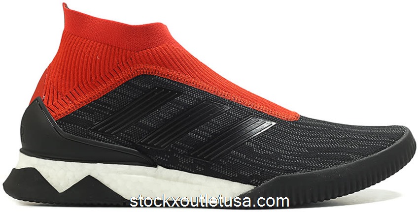 Outlet adidas Predator Tango 18+ Black Red AQ0603