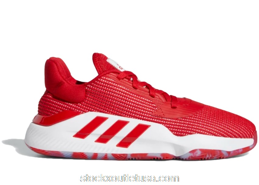 Outlet adidas Pro Bounce 2019 Low Scarlet EF9841