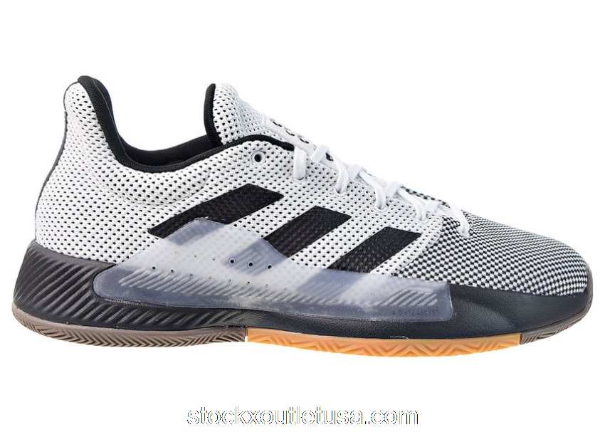 Outlet adidas Pro Bounce Madness Low White Black BB9222