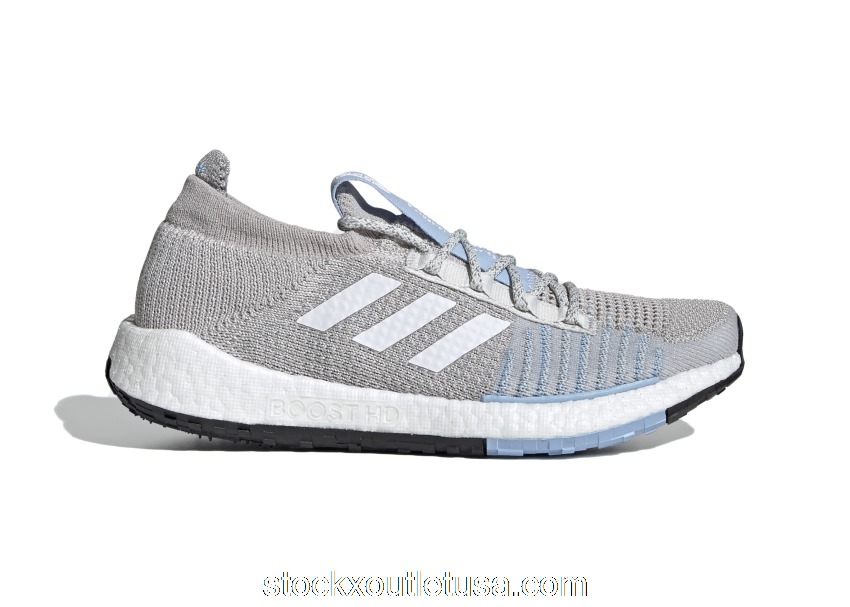 Outlet adidas Pulseboost HD Grey One Glow Blue (W) FU7347