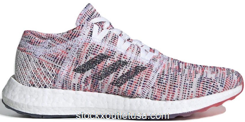 Outlet adidas Pureboost Go Cloud White Shock Red (W) B75829