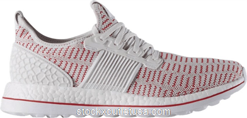 Outlet adidas Pureboost ZG Crystal White Vivid Red AQ2926