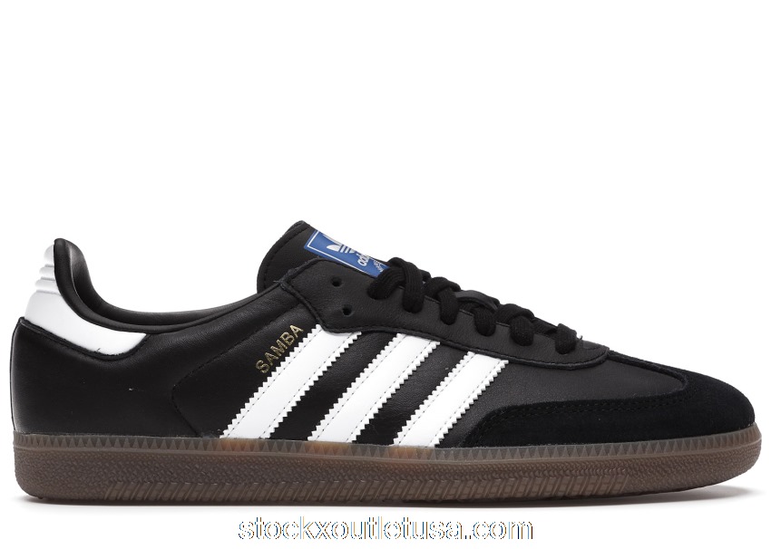 Outlet adidas Samba Black White Gum B75807