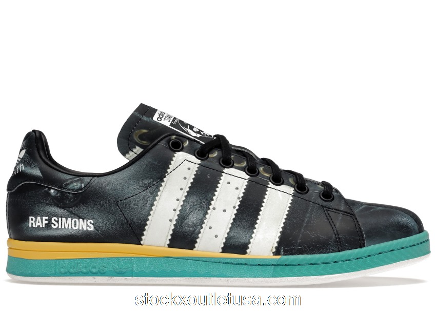 Outlet adidas Samba Stan Smith Raf Simons Black White Bright Blue EE7954