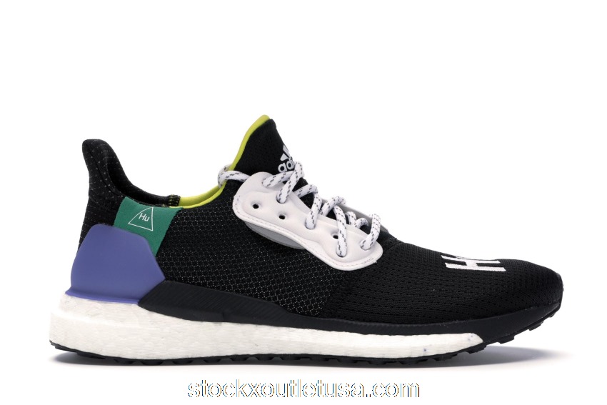 Outlet adidas Solar Hu Glide Pharrell Core Black (W) CG6736