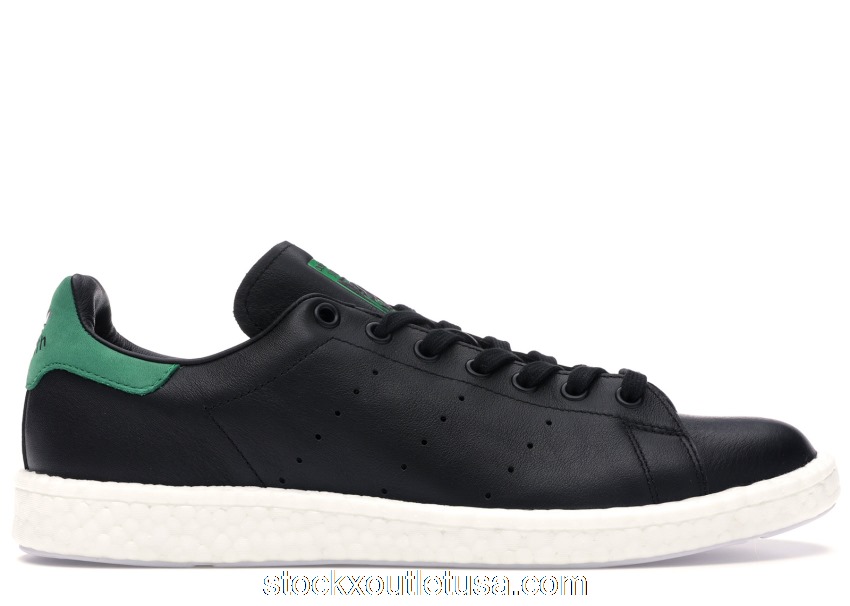 Outlet adidas Stan Smith Boost Black Green BB0009