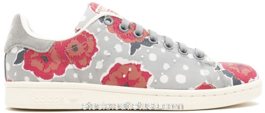 Outlet adidas Stan Smith Charcoal Grey Pink (W) S32254
