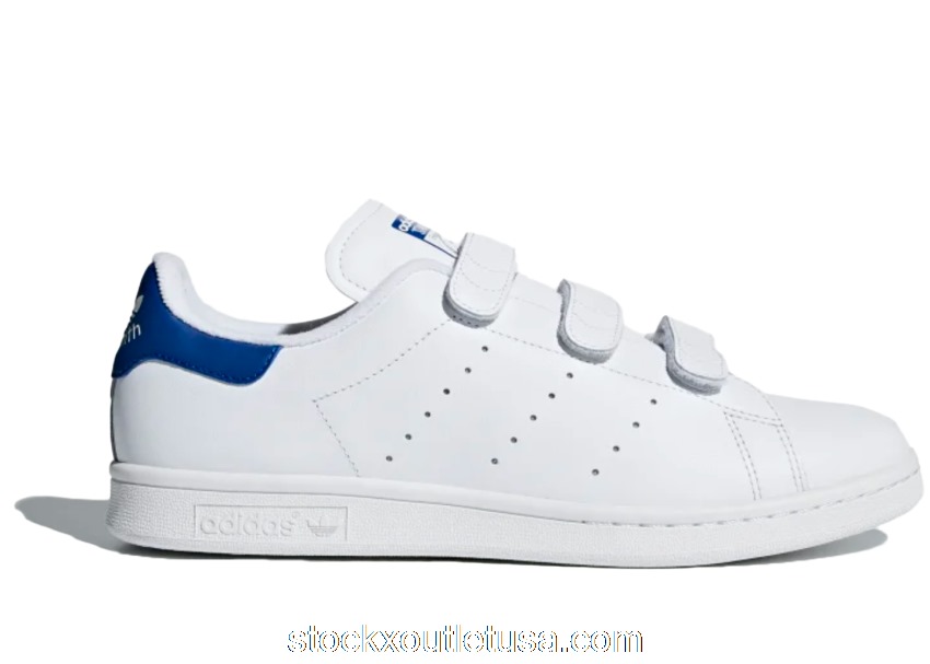 Outlet adidas Stan Smith Cloud White Collegiate Royal S80042