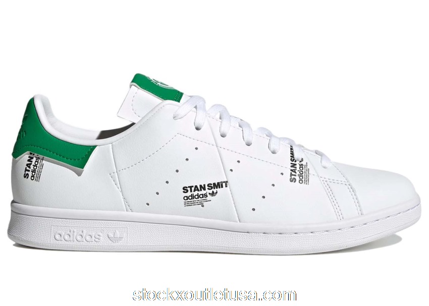 Outlet adidas Stan Smith Digital Prints White Green GV7666