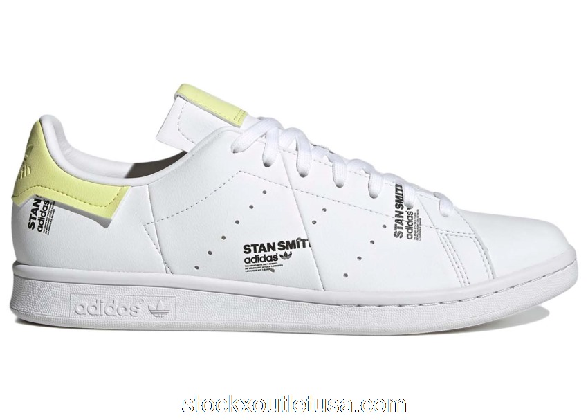 Outlet adidas Stan Smith Digital Prints White Pulse Yellow GV7665