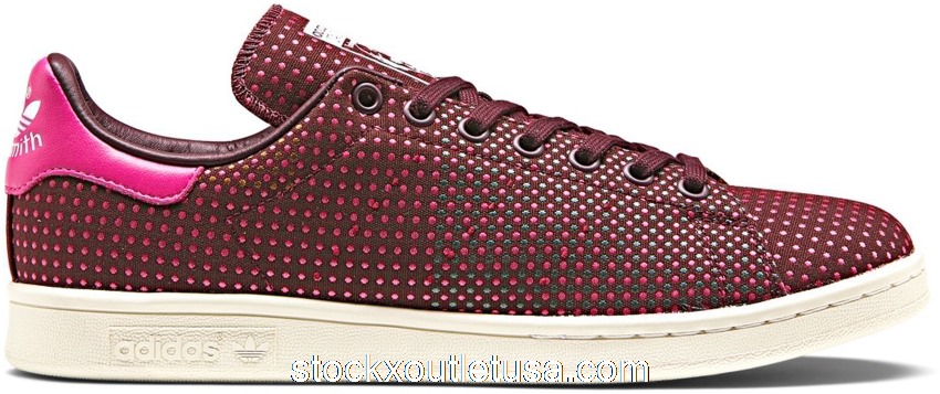 Outlet adidas Stan Smith Kvadrat Maroon CM7990