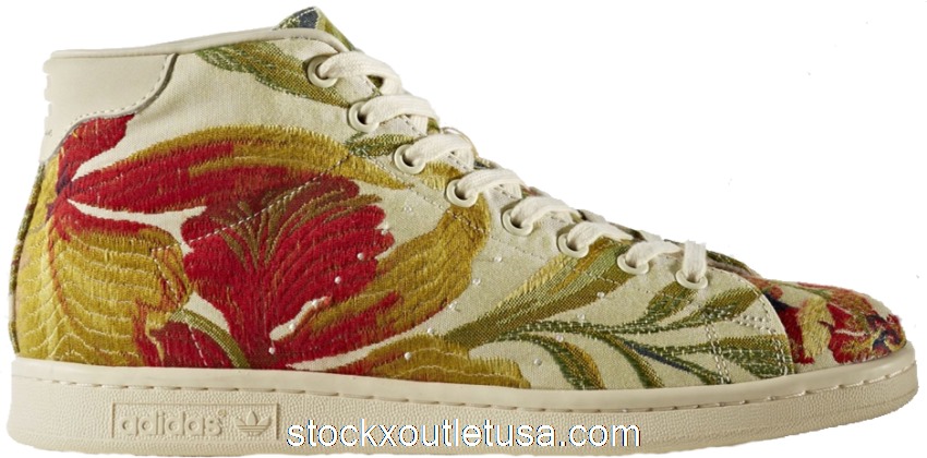 Outlet adidas Stan Smith Mid Jacquard Pharrell Chalk White CG4103