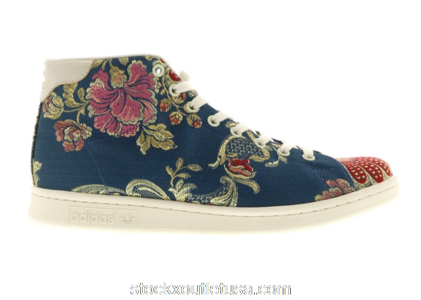 Outlet adidas Stan Smith Mid Jacquard Pharrell Collegiate Navy CG4104