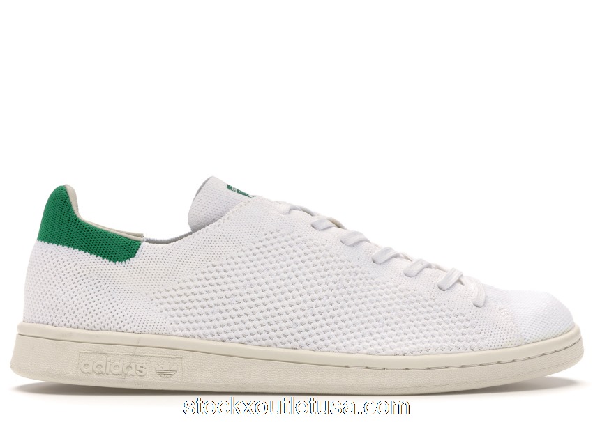 Outlet adidas Stan Smith Primeknit White Green S75146
