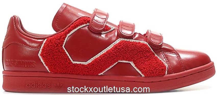 Outlet adidas Stan Smith Raf Simons Comfort Badge Power Red BB6887
