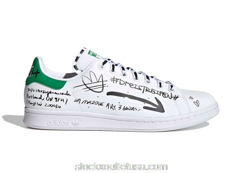 Outlet adidas Stan Smith Sharpie Pack Graffiti White GV9800