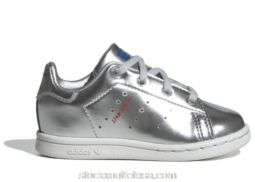 Outlet adidas Stan Smith Silver Metallic (TD) FW8081