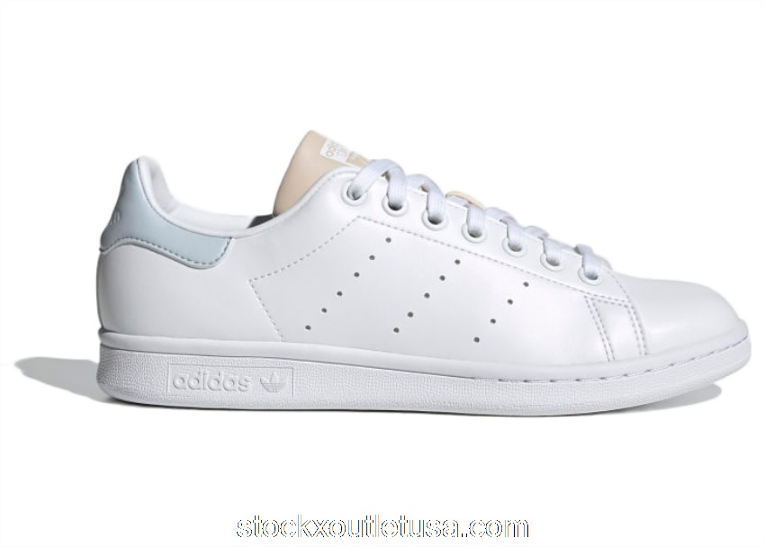 Outlet adidas Stan Smith White Ivory Blue (W) GV7376