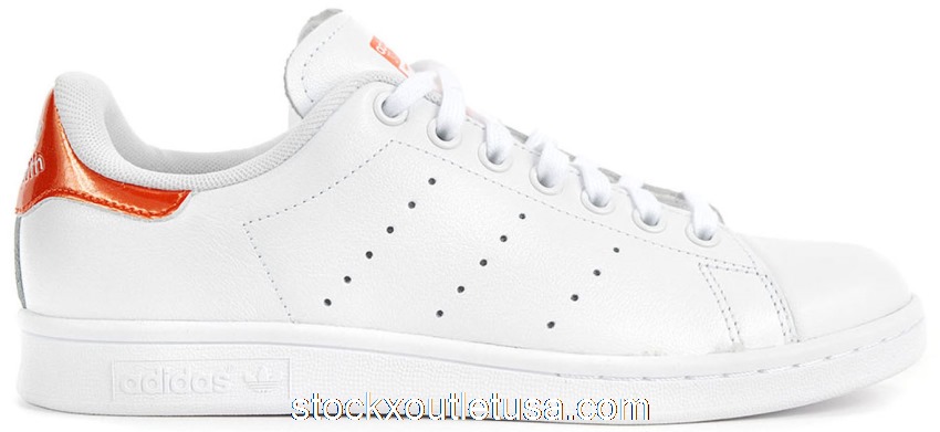 Outlet adidas Stan Smith White Orange (W) S81873