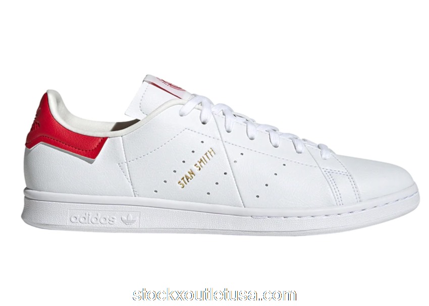 Outlet adidas Stan Smith White Red Unfinished GY5962