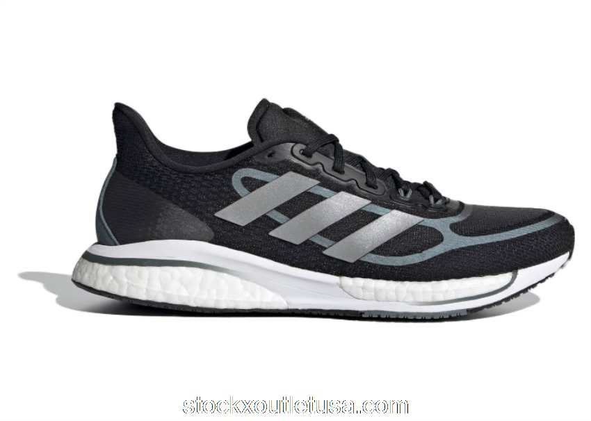 Outlet adidas Supernova Black Silver Metallic (W) FX2432