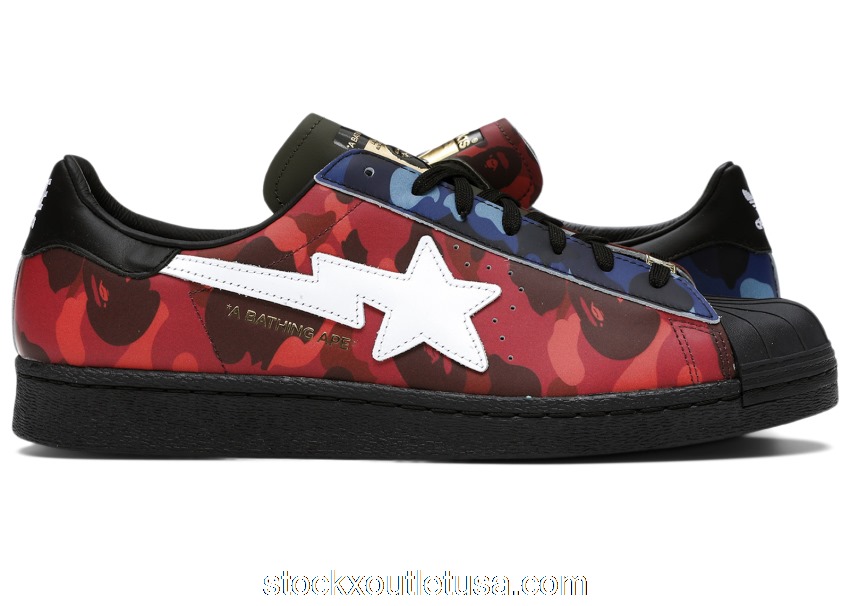 Outlet adidas Superstar 80s Bape Multi Camo GZ8982