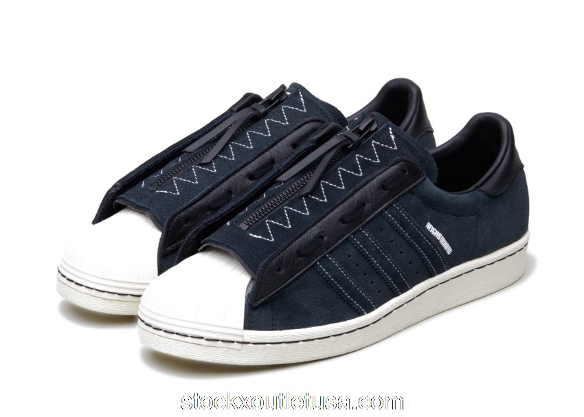 Outlet adidas Superstar 80s Neighborhood Black 212ADADN-FWM01