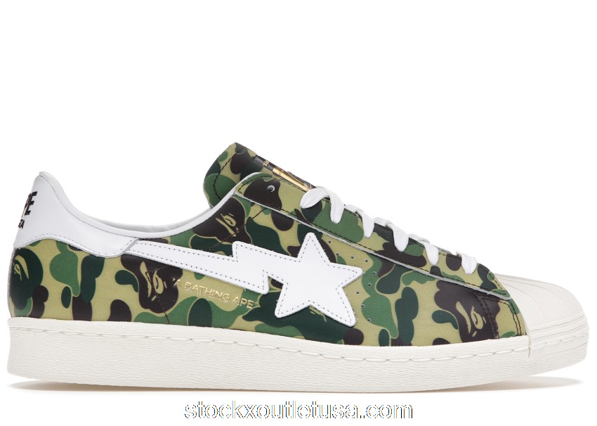Outlet adidas Superstar Bape ABC Camo Green GZ8981