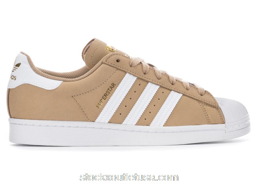 Outlet adidas Superstar Beige H00164