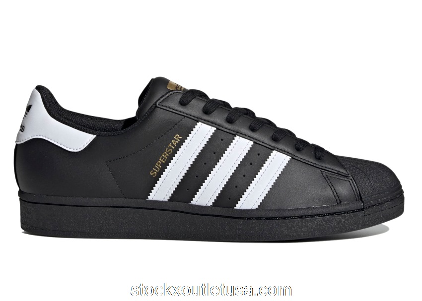 Outlet adidas Superstar Core Black Cloud White Gold EG4959