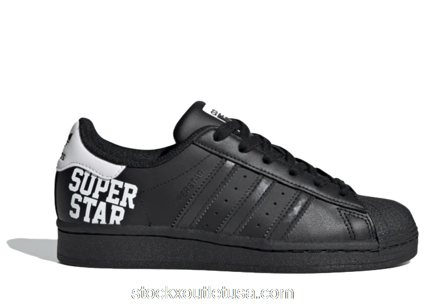 Outlet adidas Superstar Core Black Core Black (GS) FV3740