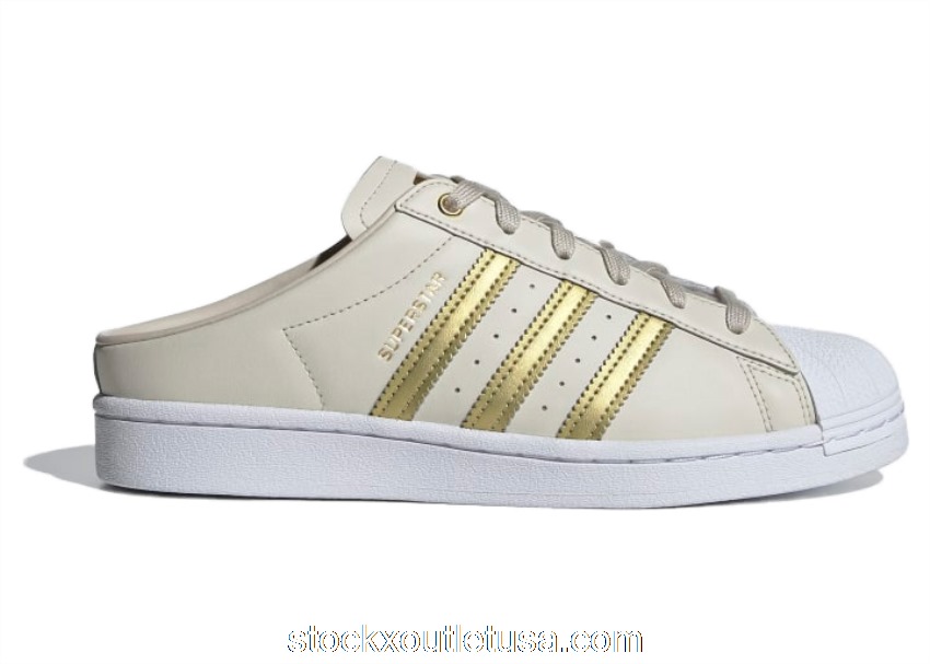 Outlet adidas Superstar Mule Bliss Gold Metallic (W) FZ2267