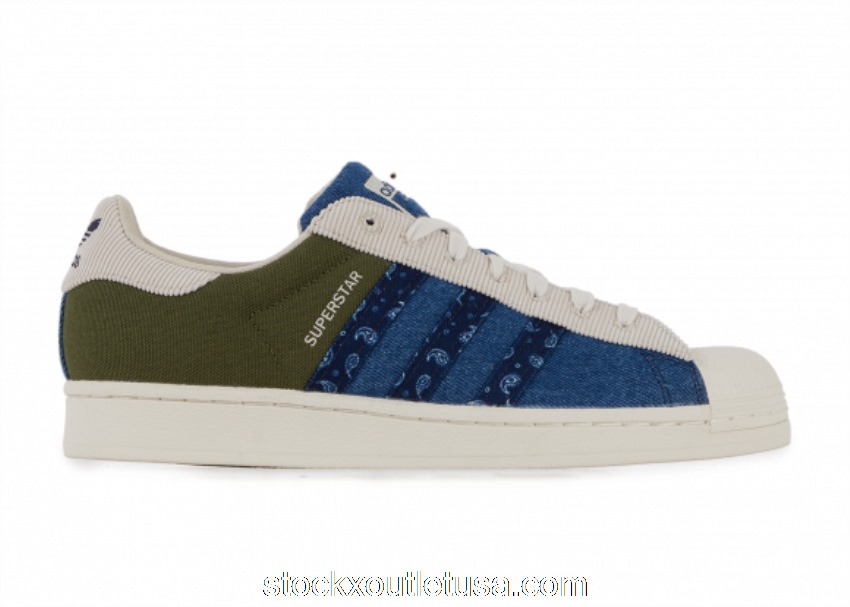 Outlet adidas Superstar Olive Denim H04295