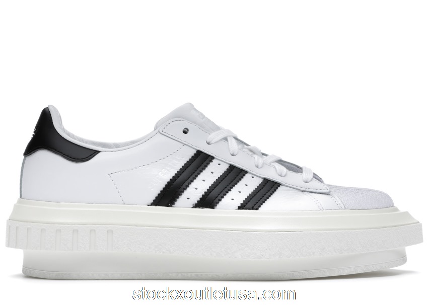 Outlet adidas Superstar Platform Beyonce Ivy Park White Black (W) FY7730