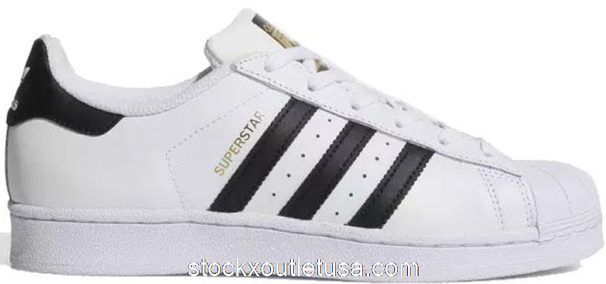 Outlet adidas Superstar White Black (W) C77153