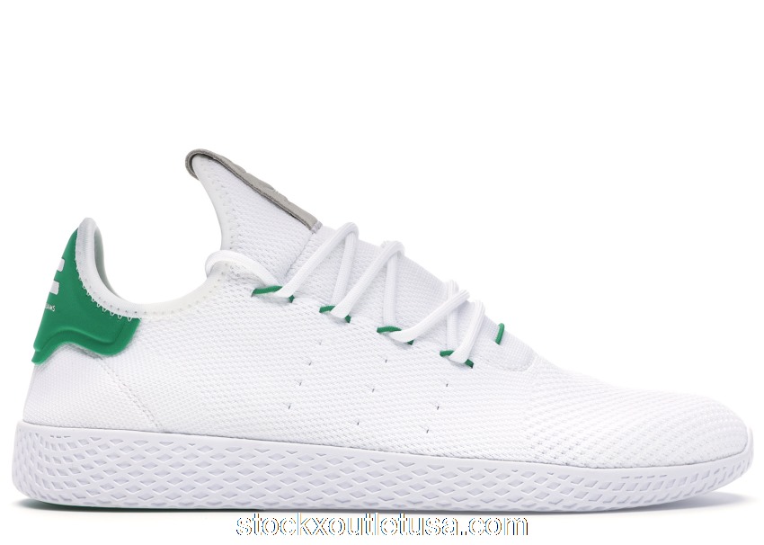 Outlet adidas Tennis HU Pharrell White Green BA7828