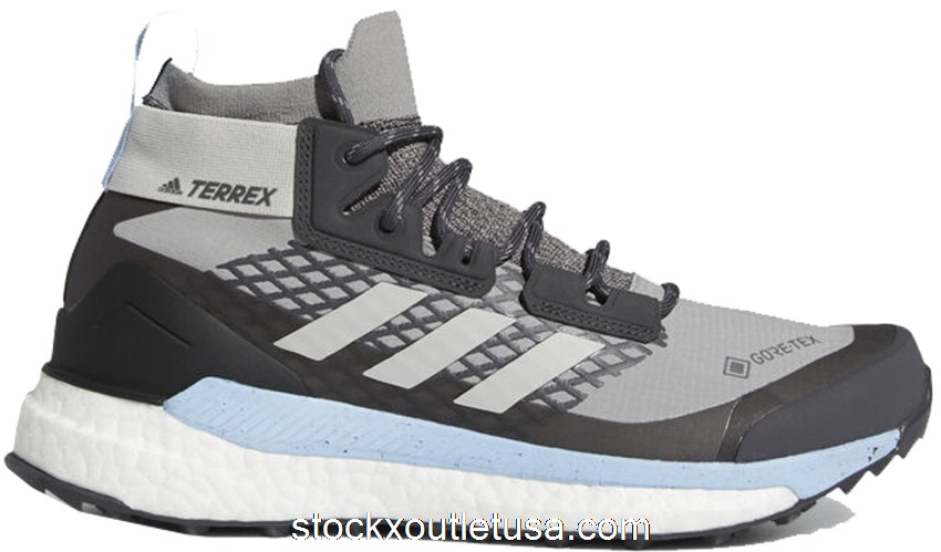 Outlet adidas Terrex Free Hiker Gore-Tex Charcoal Glow Blue (W) G28465