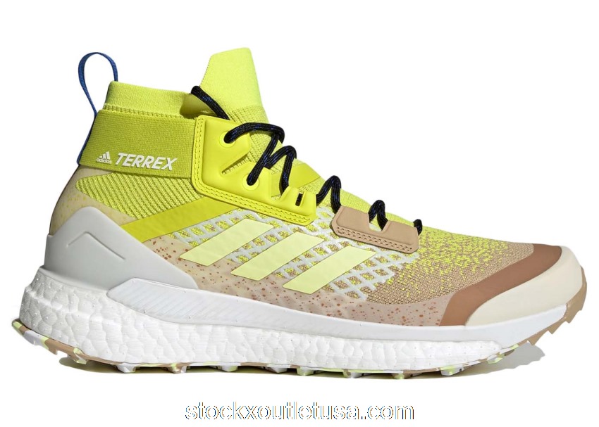 Outlet adidas Terrex Free Hiker Primeblue Beige Tone Pulse Yellow FZ3627