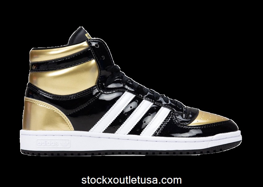 Outlet adidas Top Ten Black Gold Patent FX7873