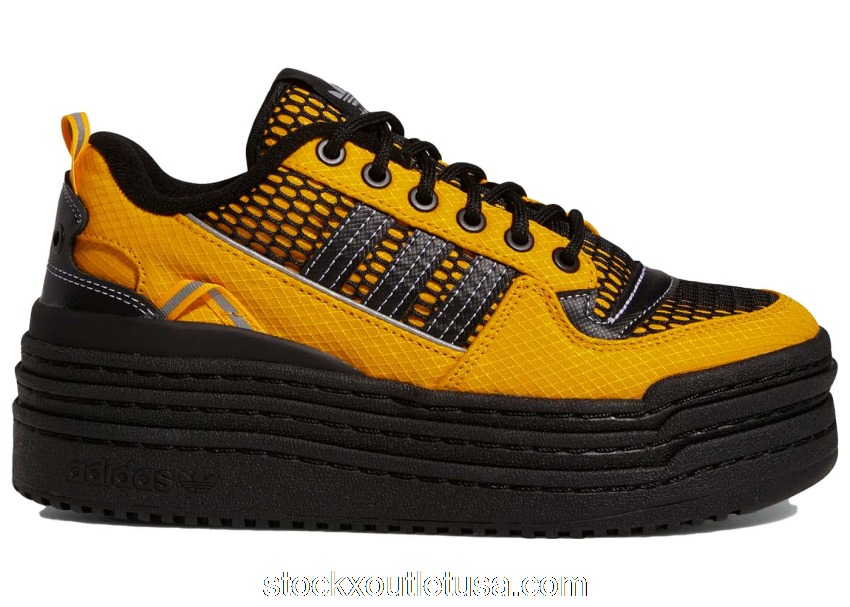 Outlet adidas Triple Platforum Low Crew Yellow Black GY9608