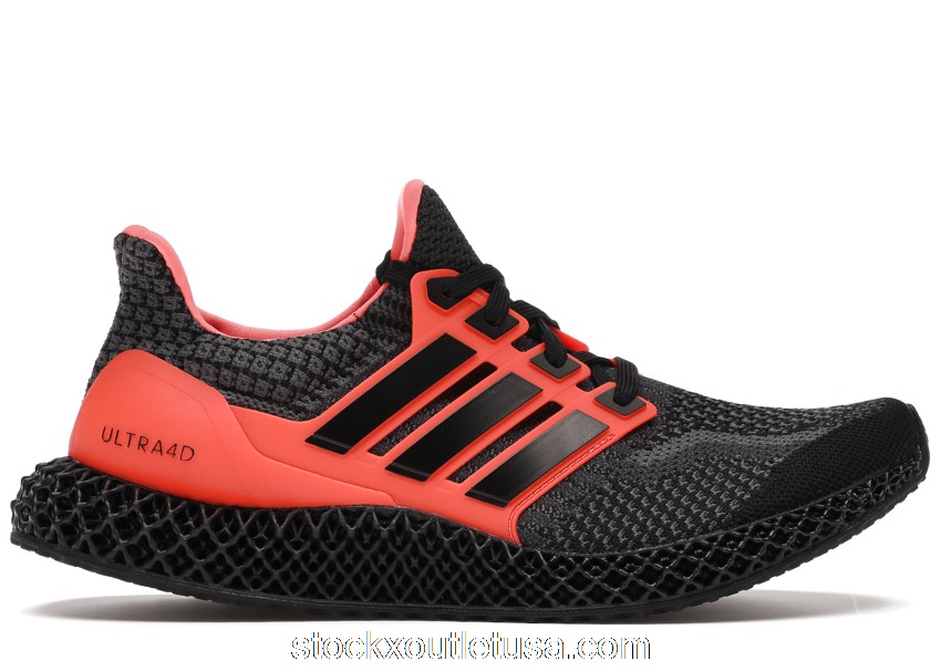 Outlet adidas Ultra 4D Core Black Solar Red G58159
