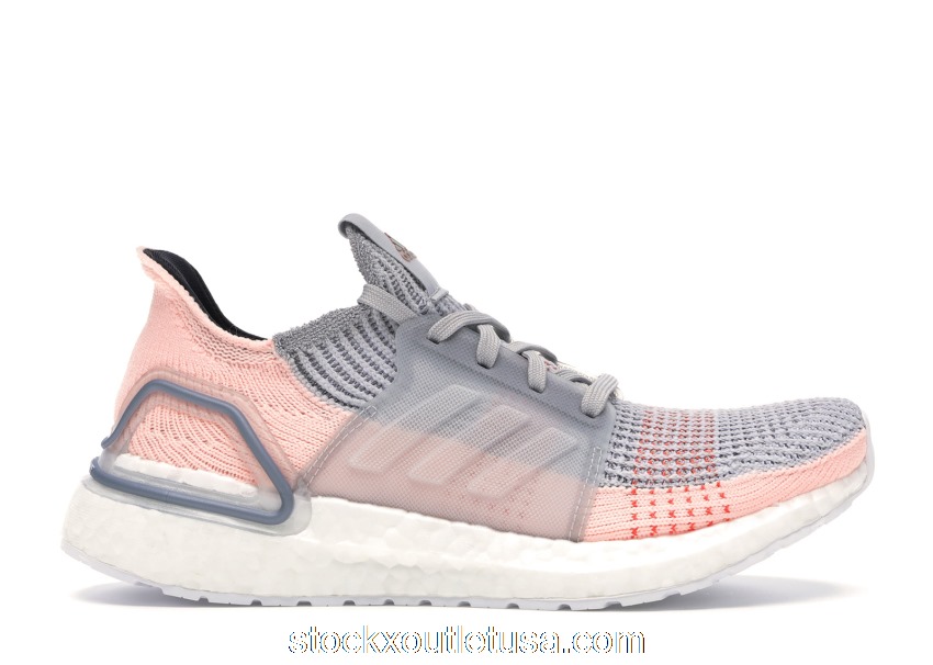 Outlet adidas Ultra Boost 19 Grey Two Clear Orange (W) B75881