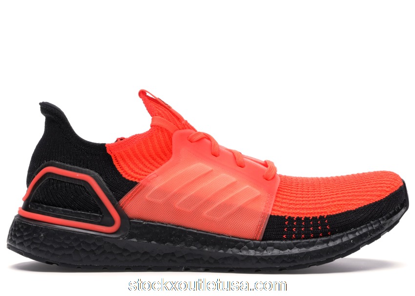 Outlet adidas Ultra Boost 19 Solar Red Core Black G27131